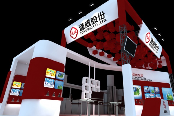 通威饲料展展位设计